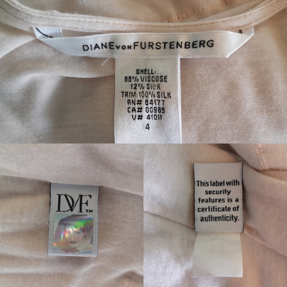 DVF Ruffle Silk Top - Picture 3 of 3